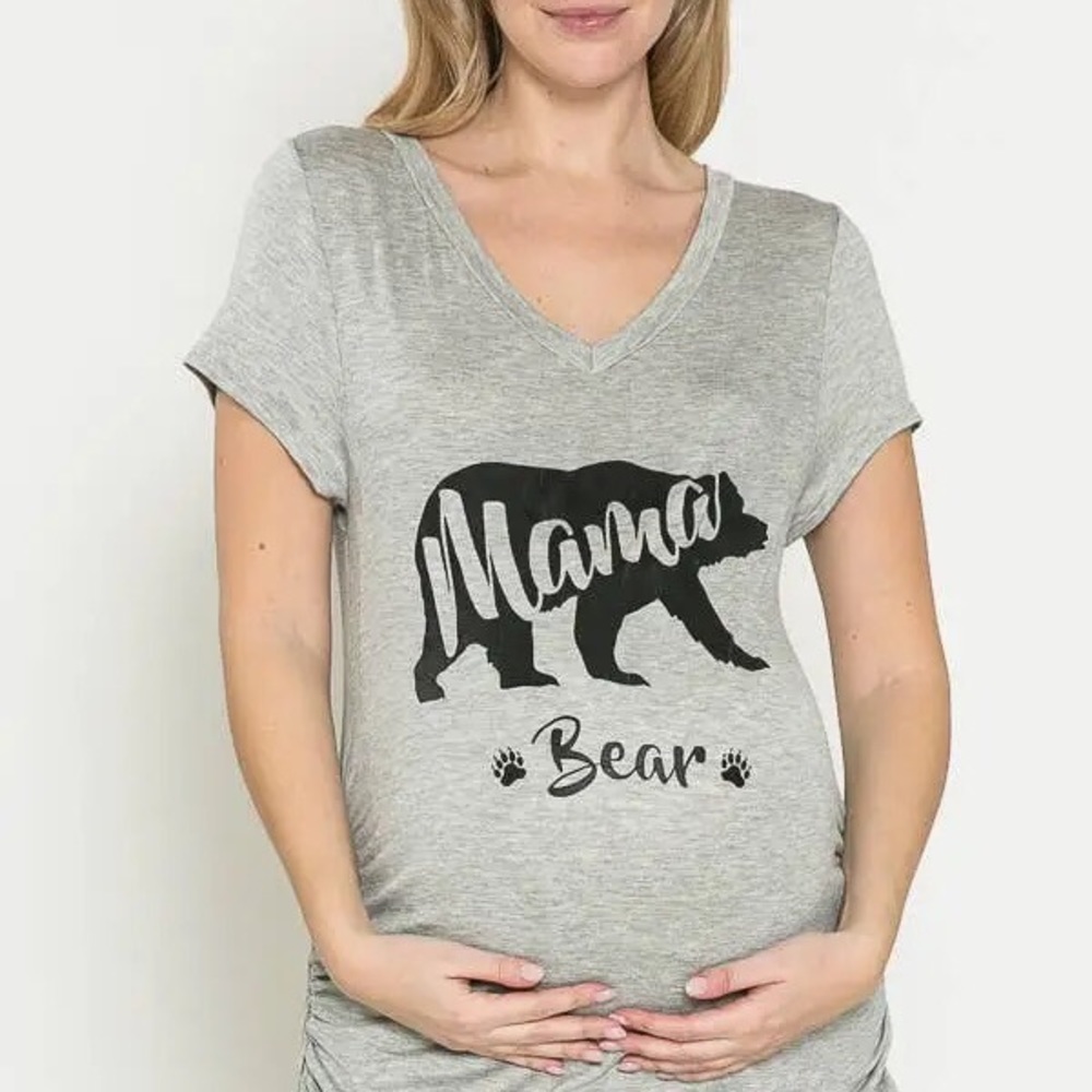 Mama Bear Maternity Shirt